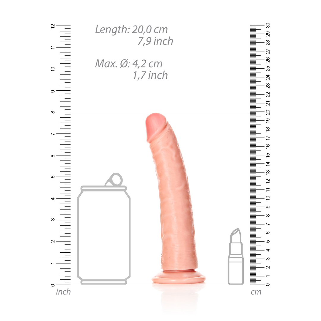 Slim Realistic Dildo with Suction Cup - 7 / 18 cm