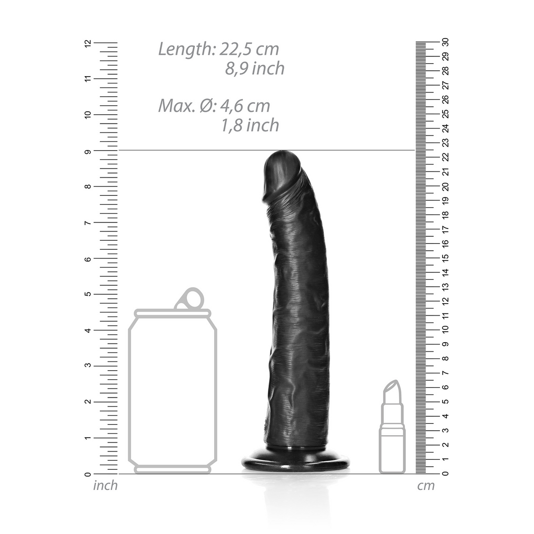 Slim Realistic Dildo with Suction Cup - 8 / 20,5 cm