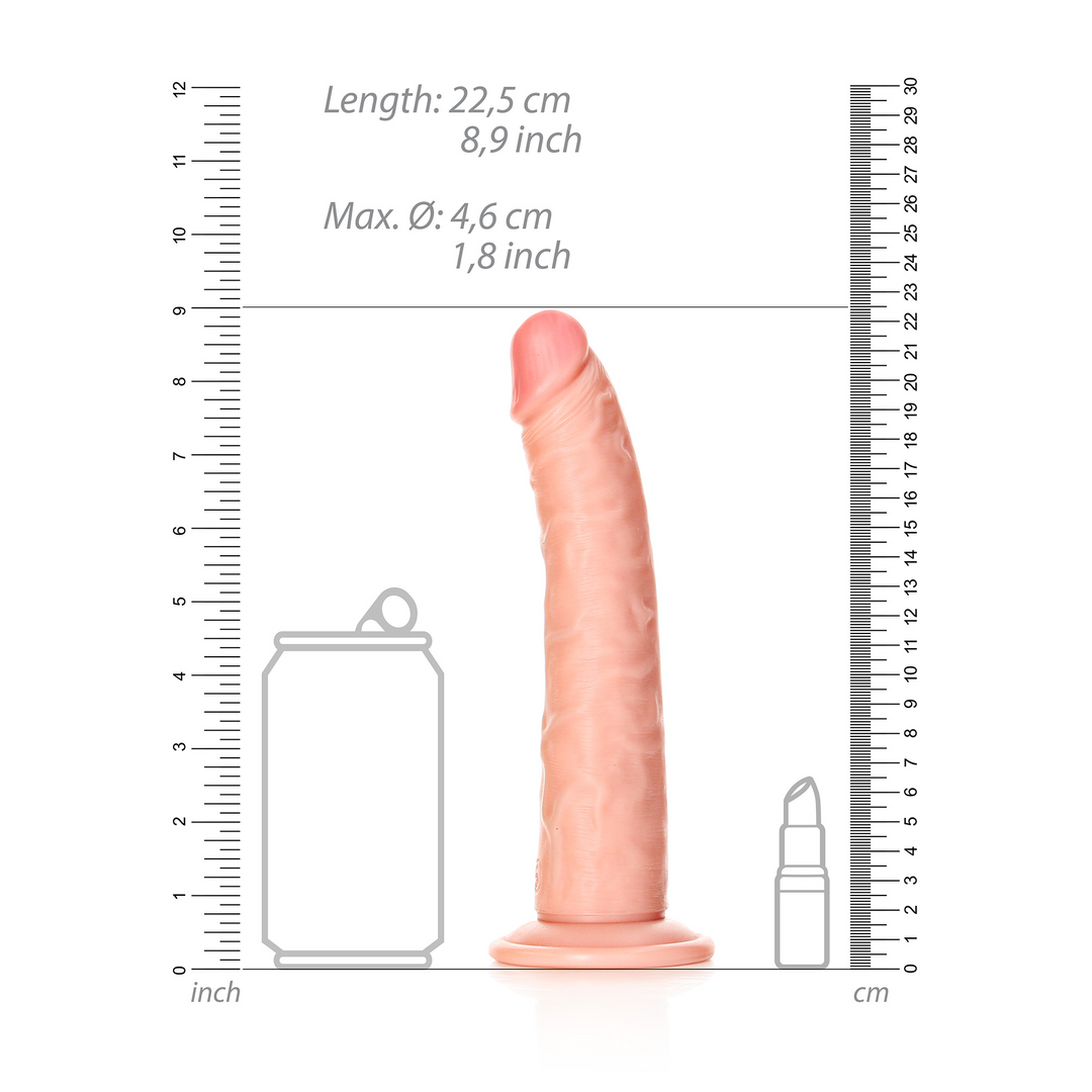 Slim Realistic Dildo with Suction Cup - 8 / 20,5 cm