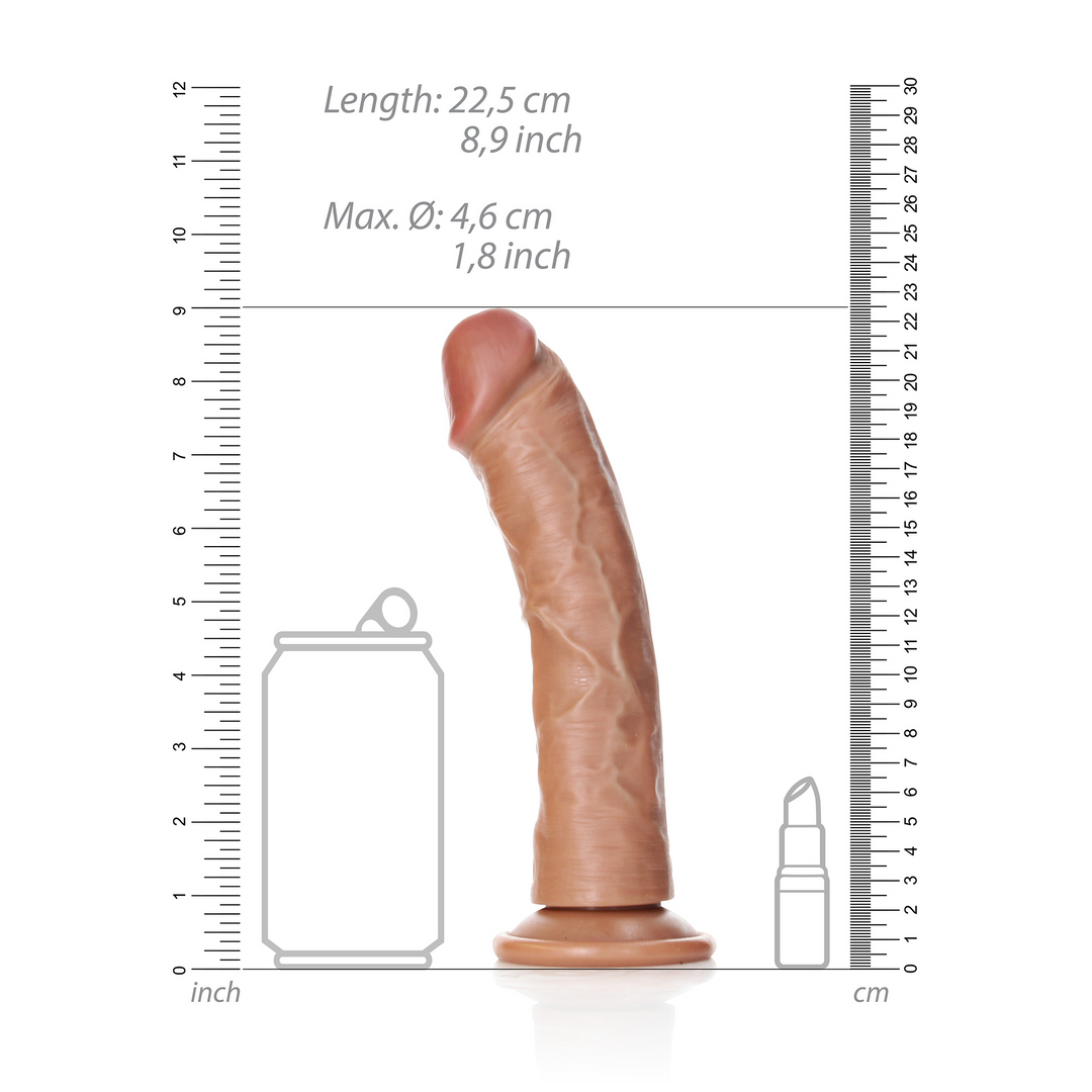 Curved Realistic Dildo with Suction Cup - 8 / 20,5 cm