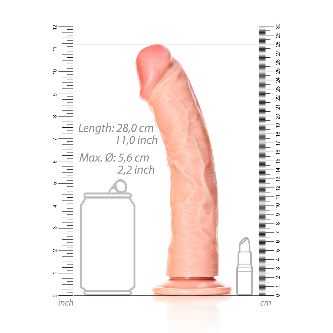 Curved Realistic Dildo with Suction Cup - 10 / 25,5 cm