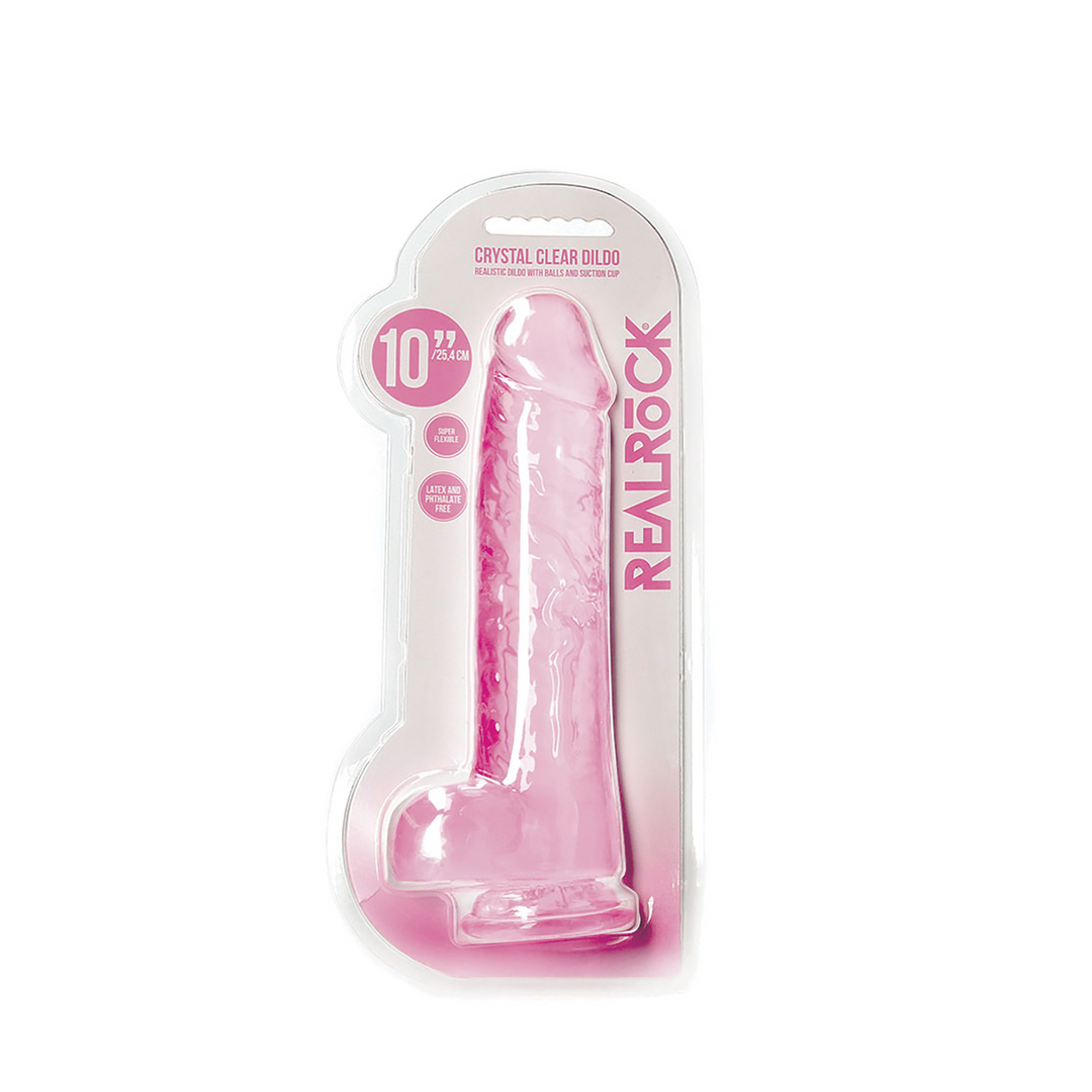 Realistic Dildo with Balls - 10 / 25,4 cm