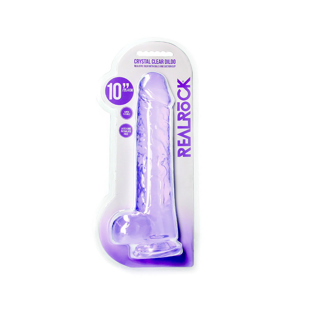 Realistic Dildo with Balls - 10 / 25,4 cm