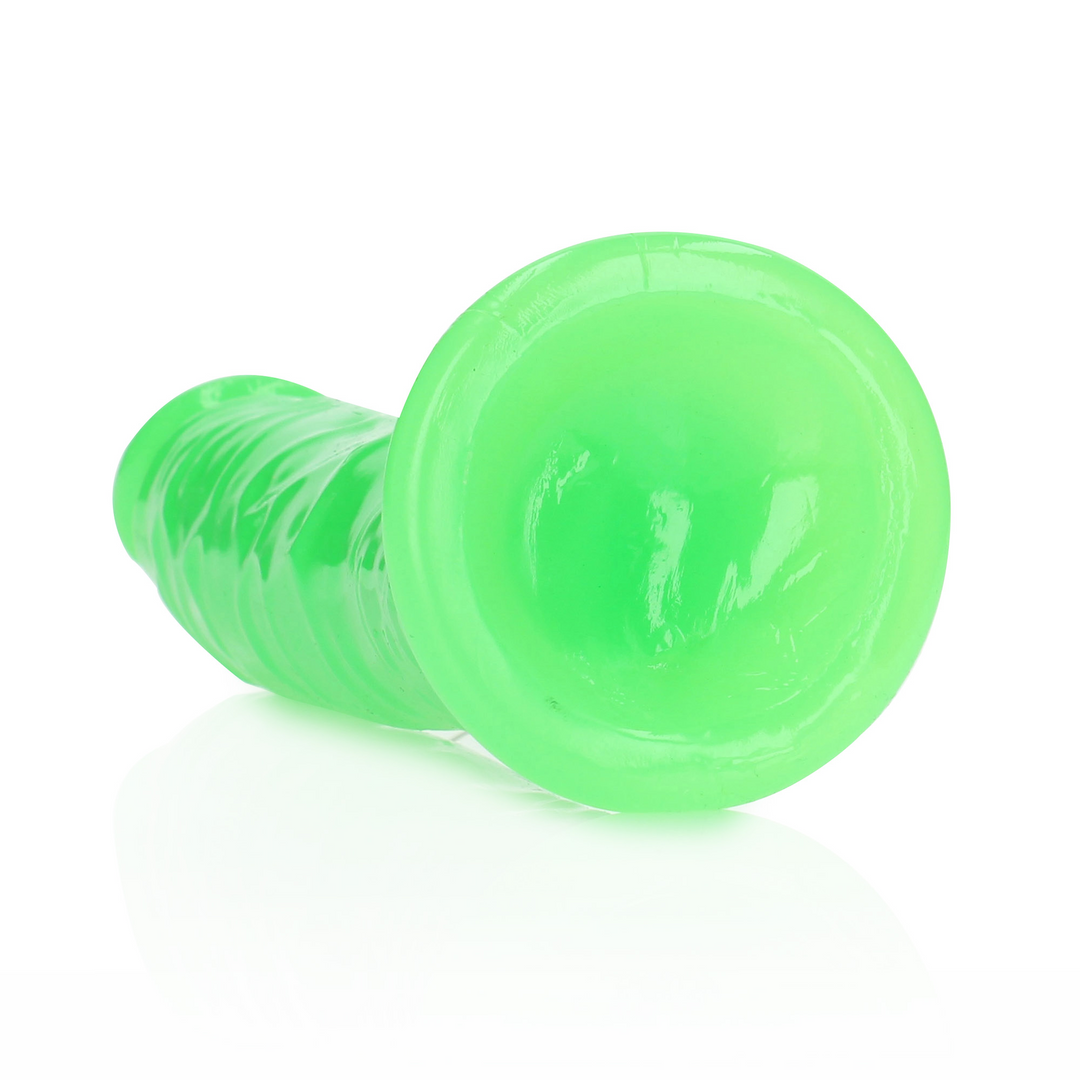 Slim Realistic Dildo mit Saugnapf - Glow in the Dark - 8'' / 20 cm