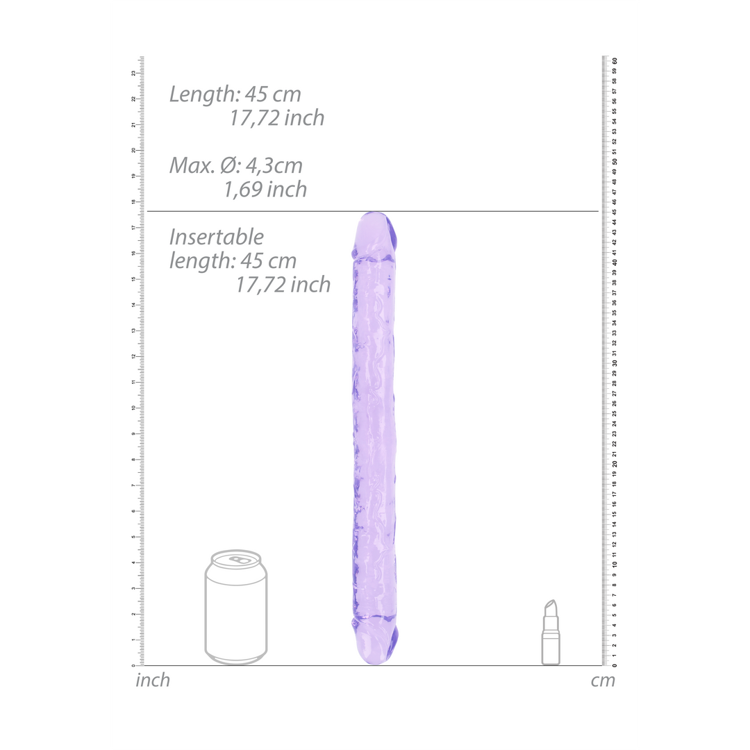 Realistischer Double Dong - 18'' / 45 cm