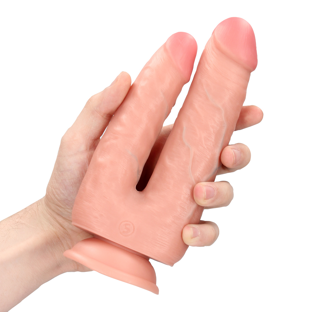 Double Trouble Dildo 5/6 - 12,7/15,2 cm - Flesh