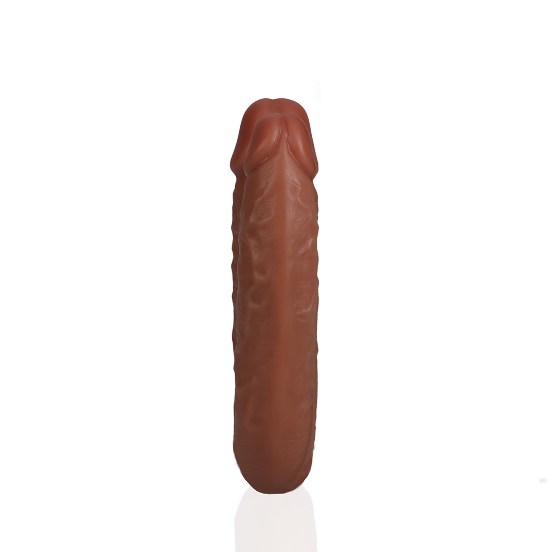 U Shaped Double Dildo 5 / 12,7 cm - Tan