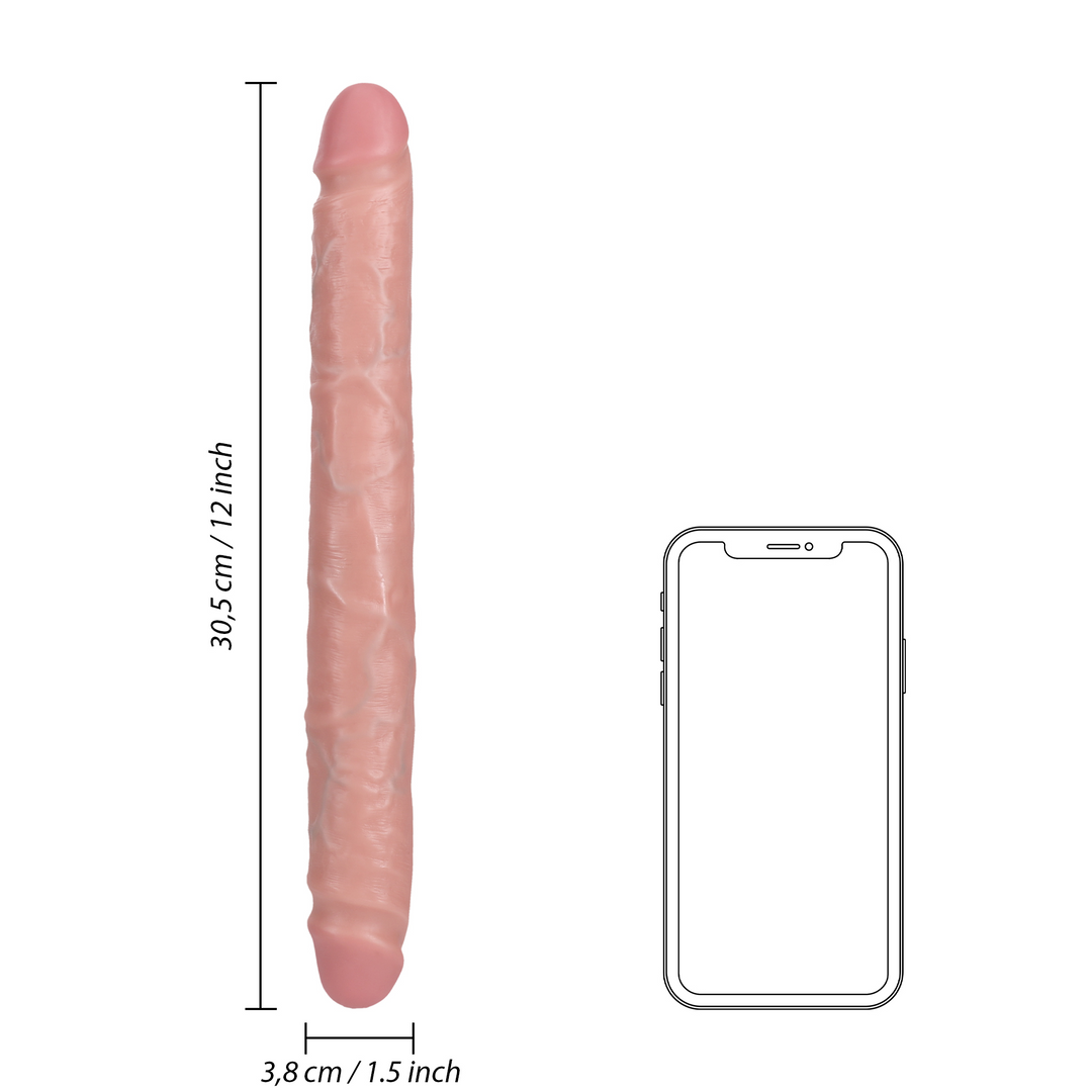 Slim Double Ended Dong 12 / 30,5 cm - Flesh