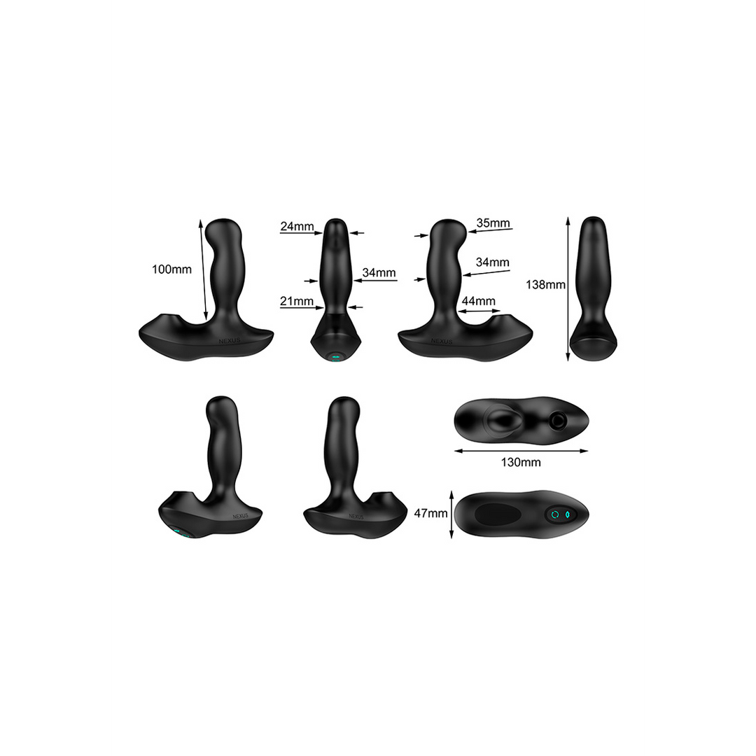 Revo Air - Rotierender Prostata Massager mit Suction und Fernbedienung