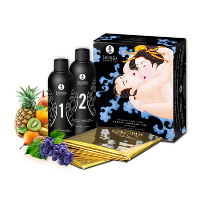 Body to Body Massage - Exotic Fruits - 2 Pieces of 7.6 fl / 225 ml