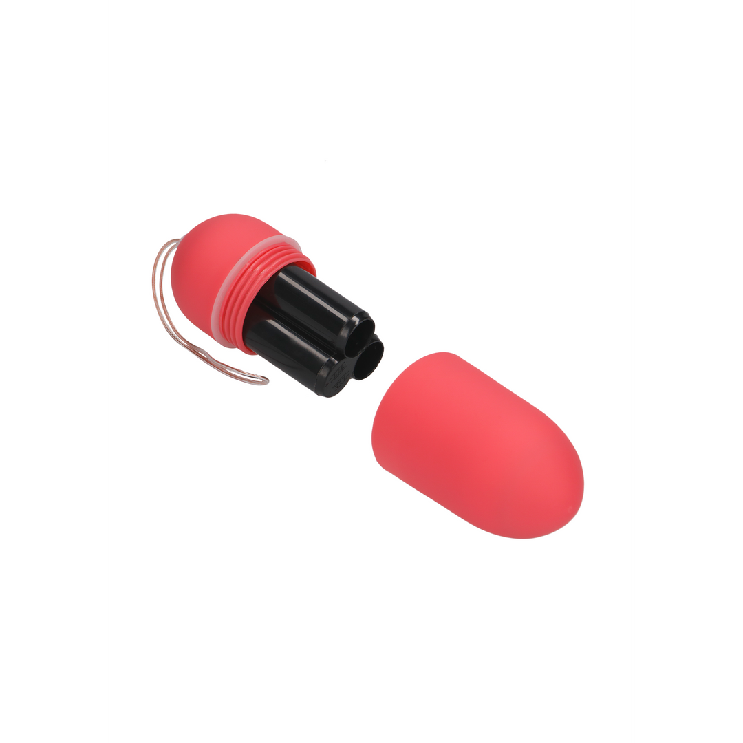 Vibrating Egg with 10 Speeds and Remote Control - L - Pink