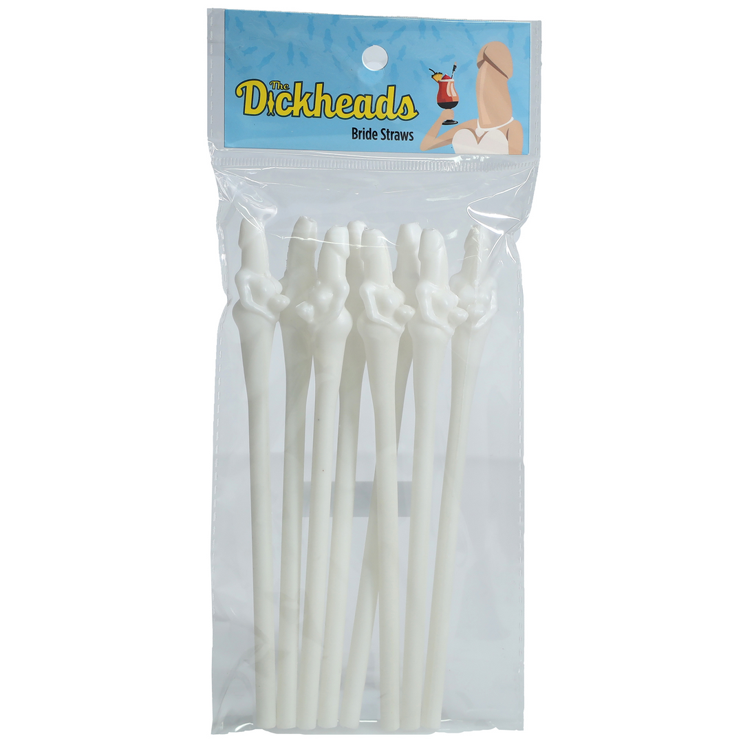 Bride Straws - White