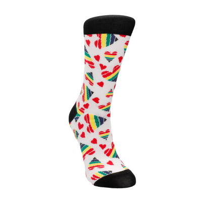 Happy Hearts Socks - US Size 2-7,5 / EU Size 36-41