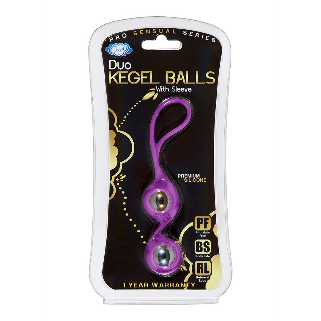 Duo Kegel Balls with Sleeve