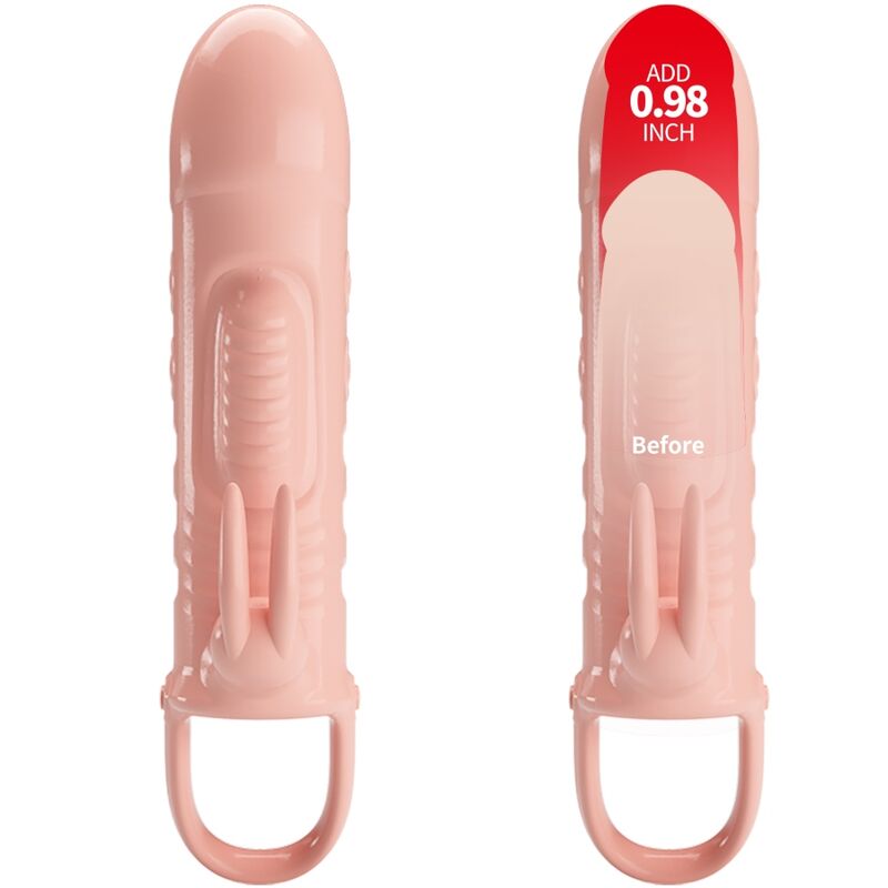 Pretty Love – Sloane Natürliche Kaninchen-Penishülle