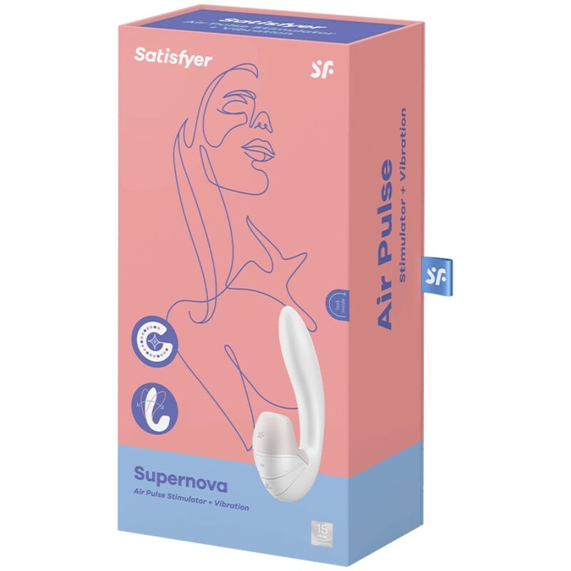 Satisfyer – Supernova Luftpulsstimulator & Vibration Weiß