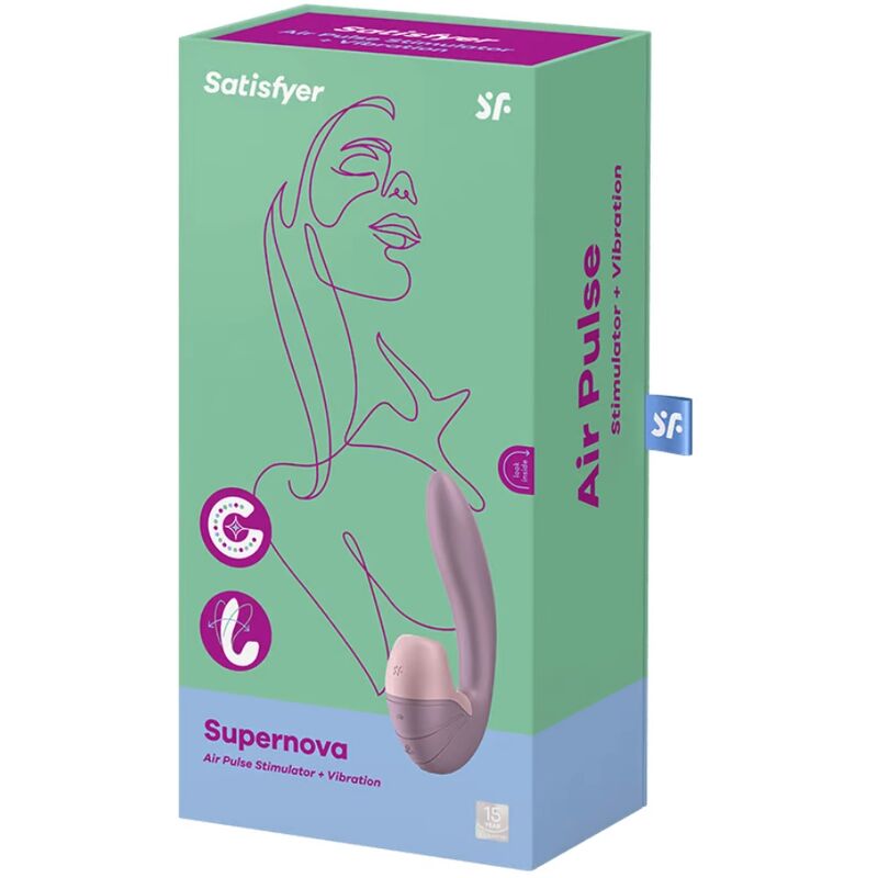 Satisfyer – Supernova Luftpulsstimulator & Vibration Rosa