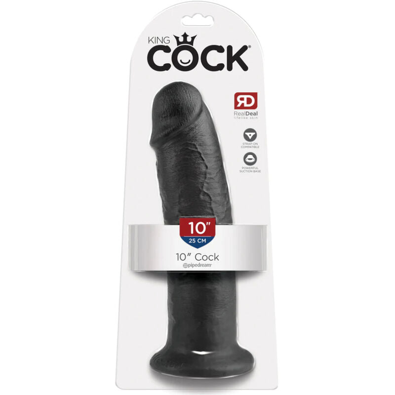 KING COCK - DILDO SCHWARZ 25 CM