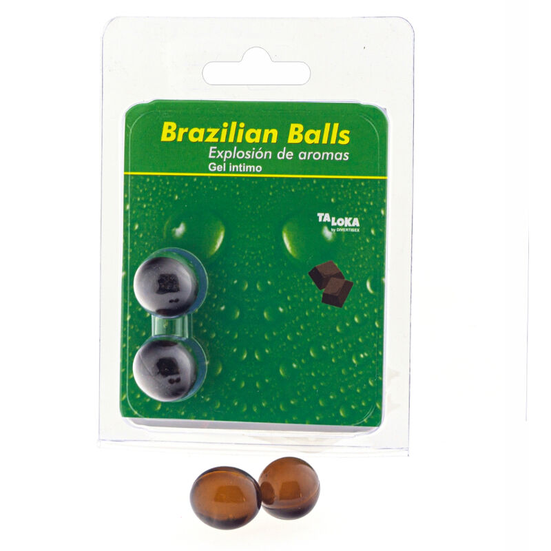 Taloka – 2 Brasilianische Kugeln Schokoladen-Intim-Gel