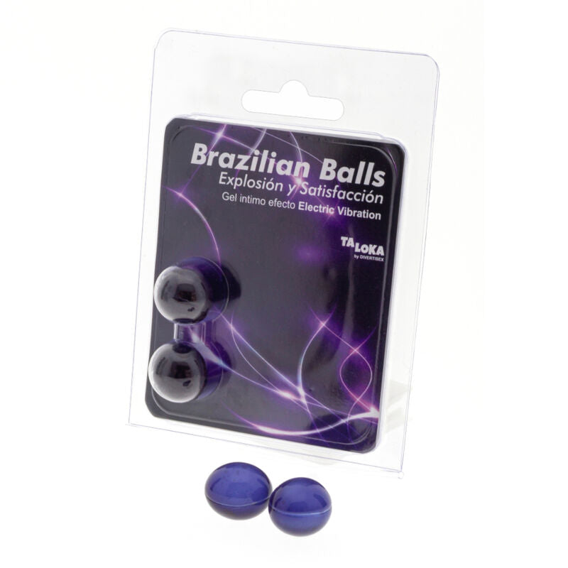 Taloka – 2 Brasilianische Bälle, Elektrischer Vibrationseffekt, Aufregendes Gel
