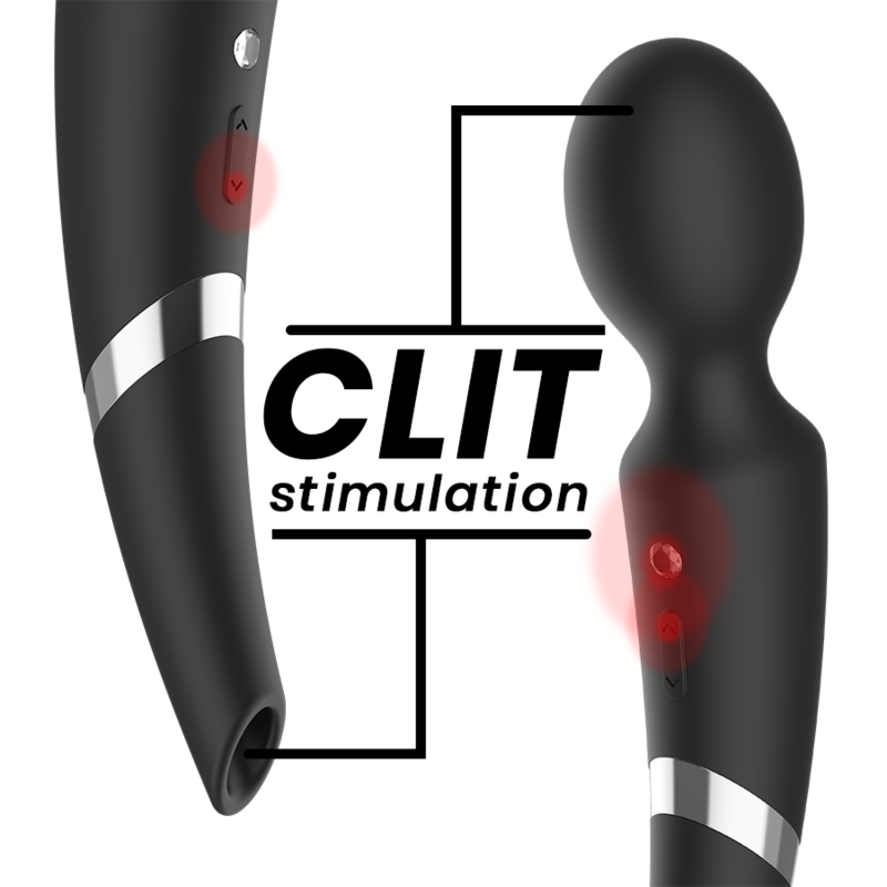 BLACK&SILVER - BECK STAB UND SAUGNAPF 2 IN 1 SILIKON