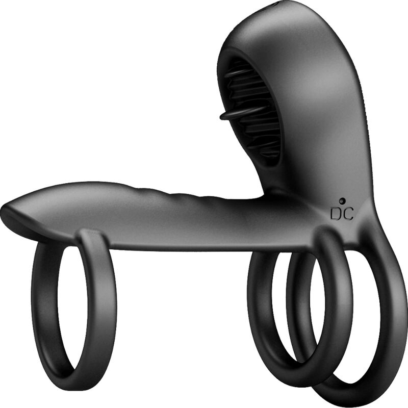 Pretty Love – Jammy Penis-Hülle 12 Vibrationen mit Wiederaufladbarer Silikon-Zunge