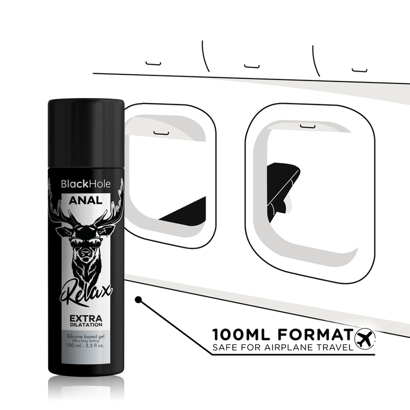 BLACK HOLE - GEL AUF SILIKONBASIS ZUR ANAL-DILATATION 100 ML