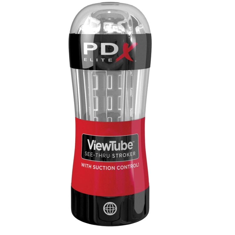 PDX ELITE - STROKER MASTURBATOR VIEWTUBE CONTROL SAUGKLAR