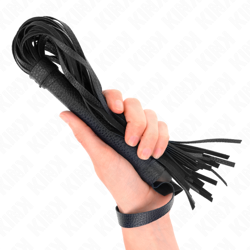 KINK - DUNKELBLAUE SCHWARZE PEITSCHE 43,5 CM