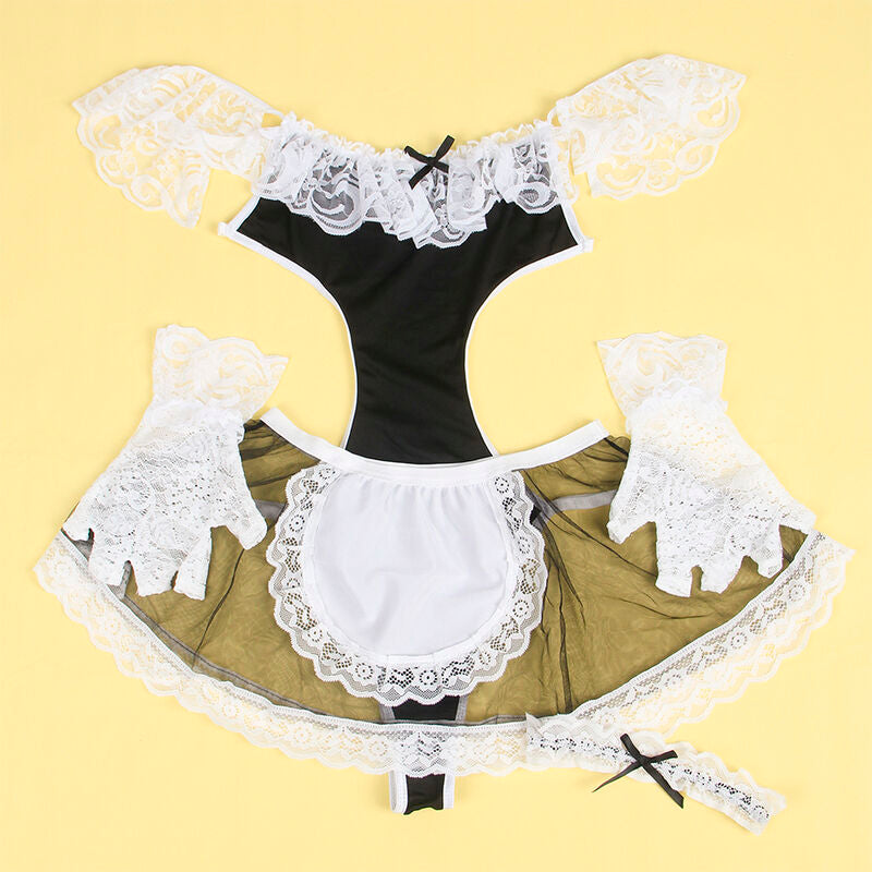 SUBBLIME - 954314 SEXY ZOFENKOSTÜM SCHWARZ/WEISS L/XL