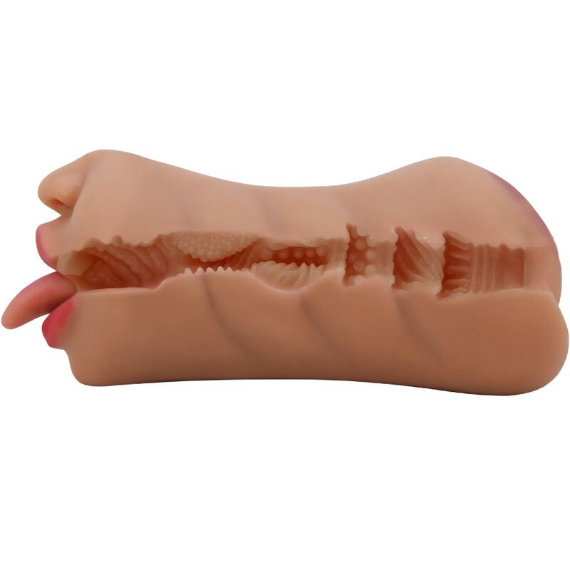 CRAZY BULL - SARAH DOPPELMASTURBATOR MUND & VAGINA FLEISCH