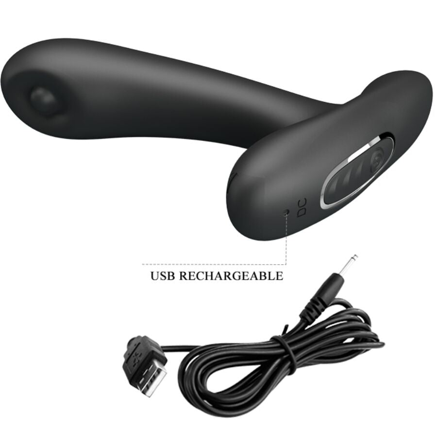 PRETTY LOVE - REMINGTON ANAL- UND VAGINAL-VIBRATIONSMASSAGER SCHWARZ