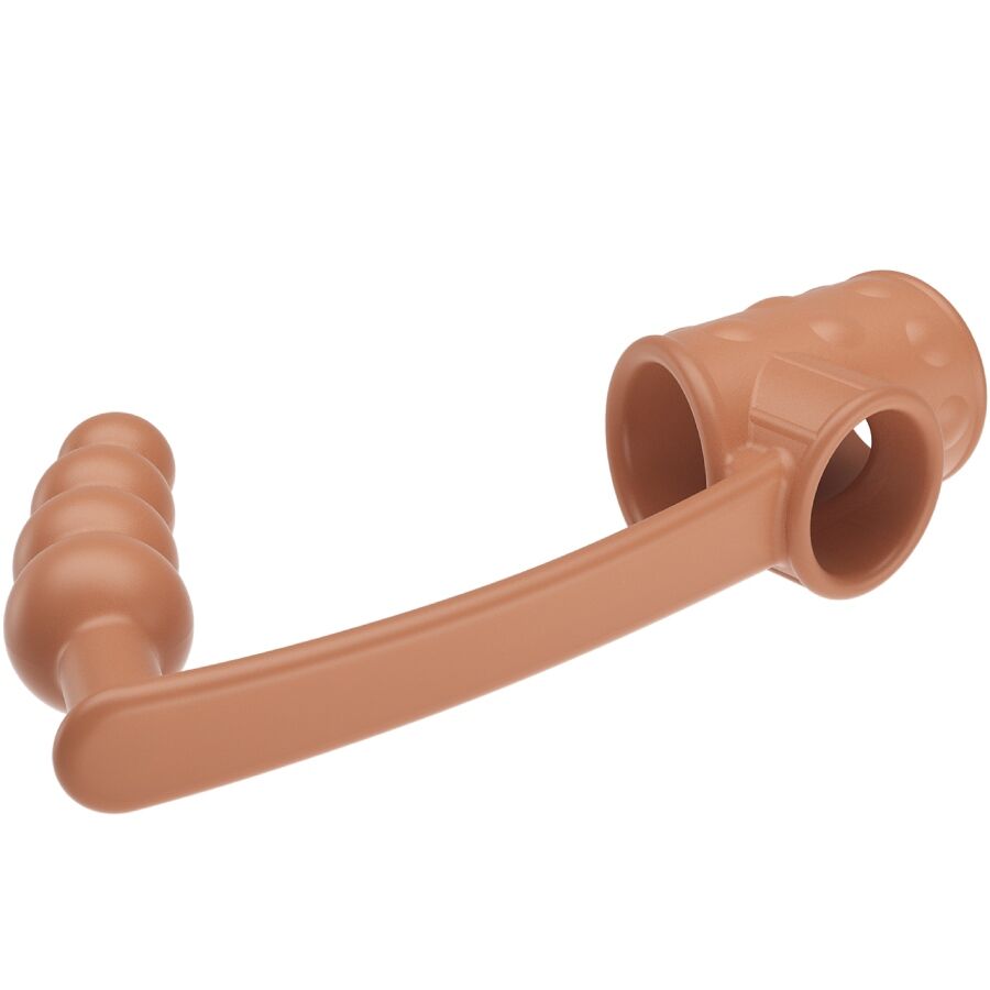 PRETTY LOVE - PENISHÜLLE MIT ANALPLUG NATUR
