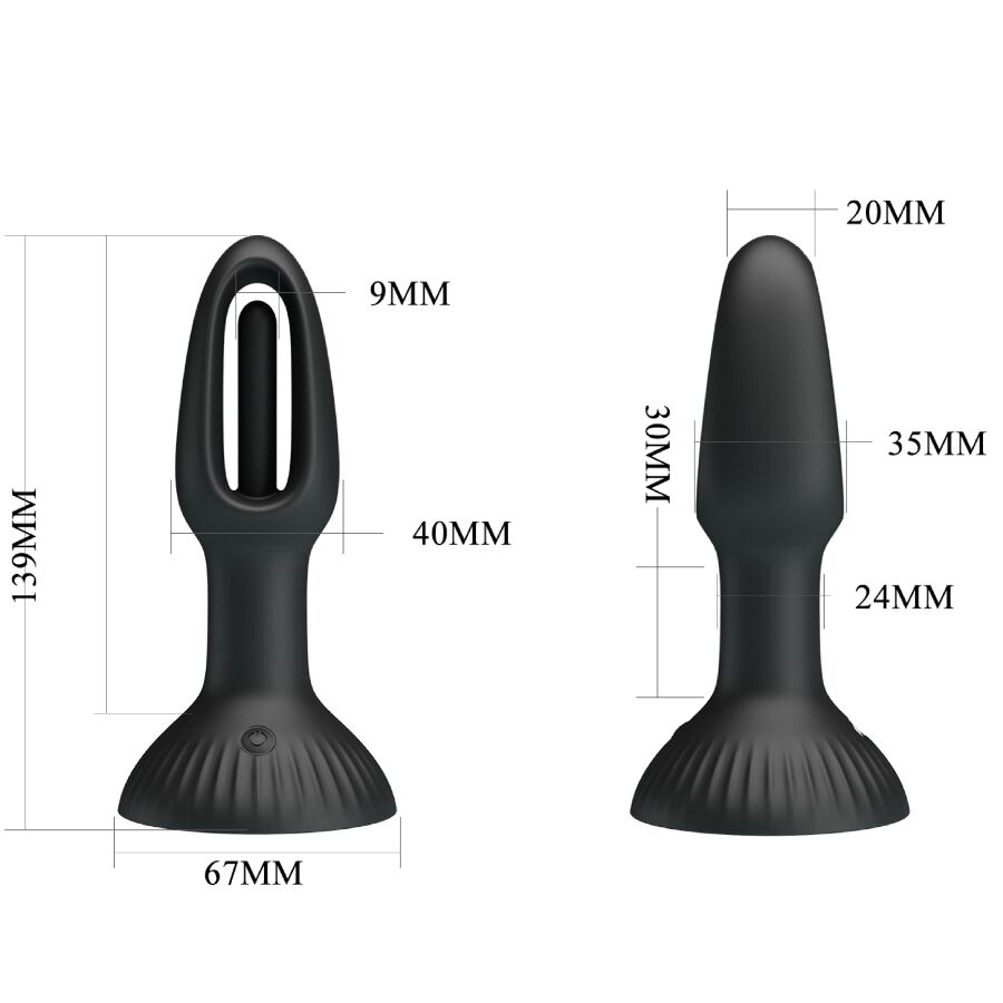 PRETTY LOVE - HUBERT ANAL PLUG MIT 7 VIBRATIONSMODI