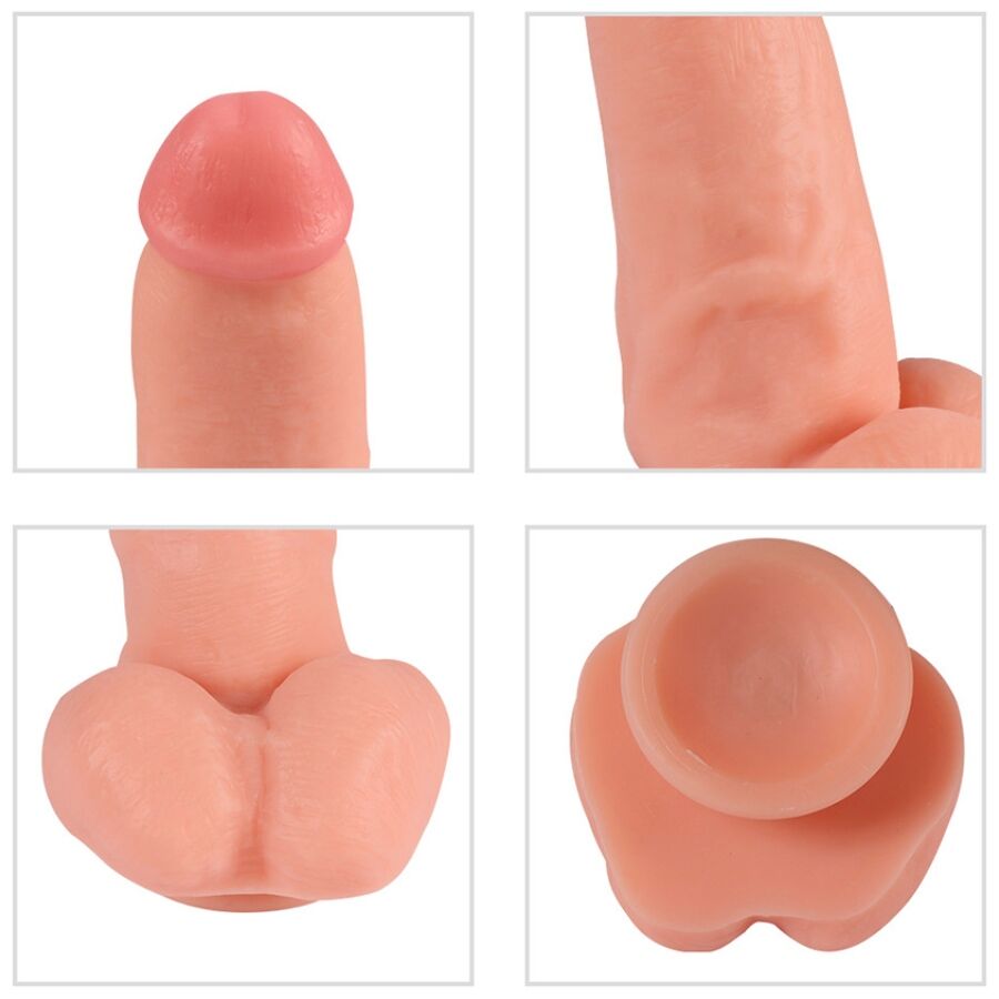SHEQU - RED EAGLE VIBRATORDILDO MIT FERNBEDIENUNG 17 CM