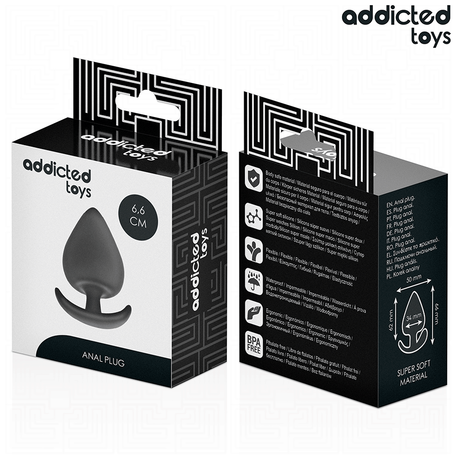 ADDICTED TOYS - ANALSTECKER GRÖSSE M 6,6 CM