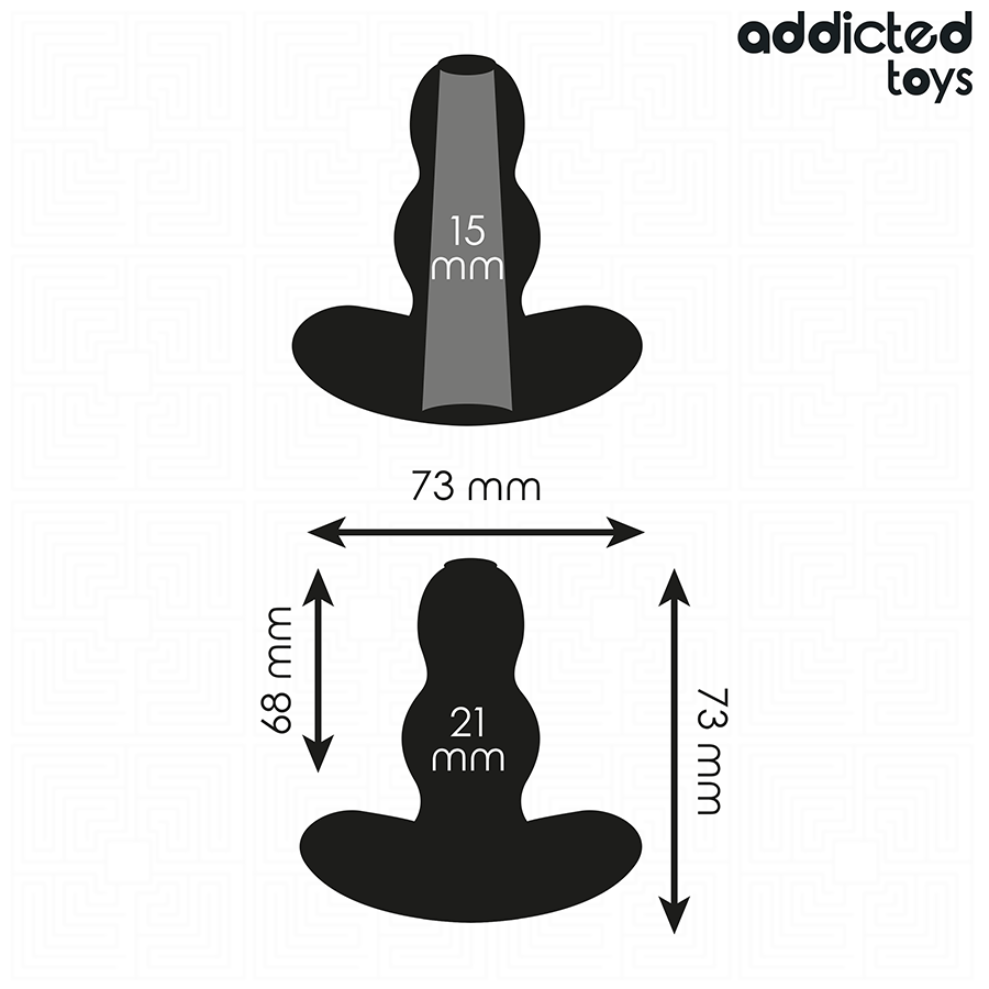 Addicted Toys – Hohl Analplug Größe S 7,3 cm