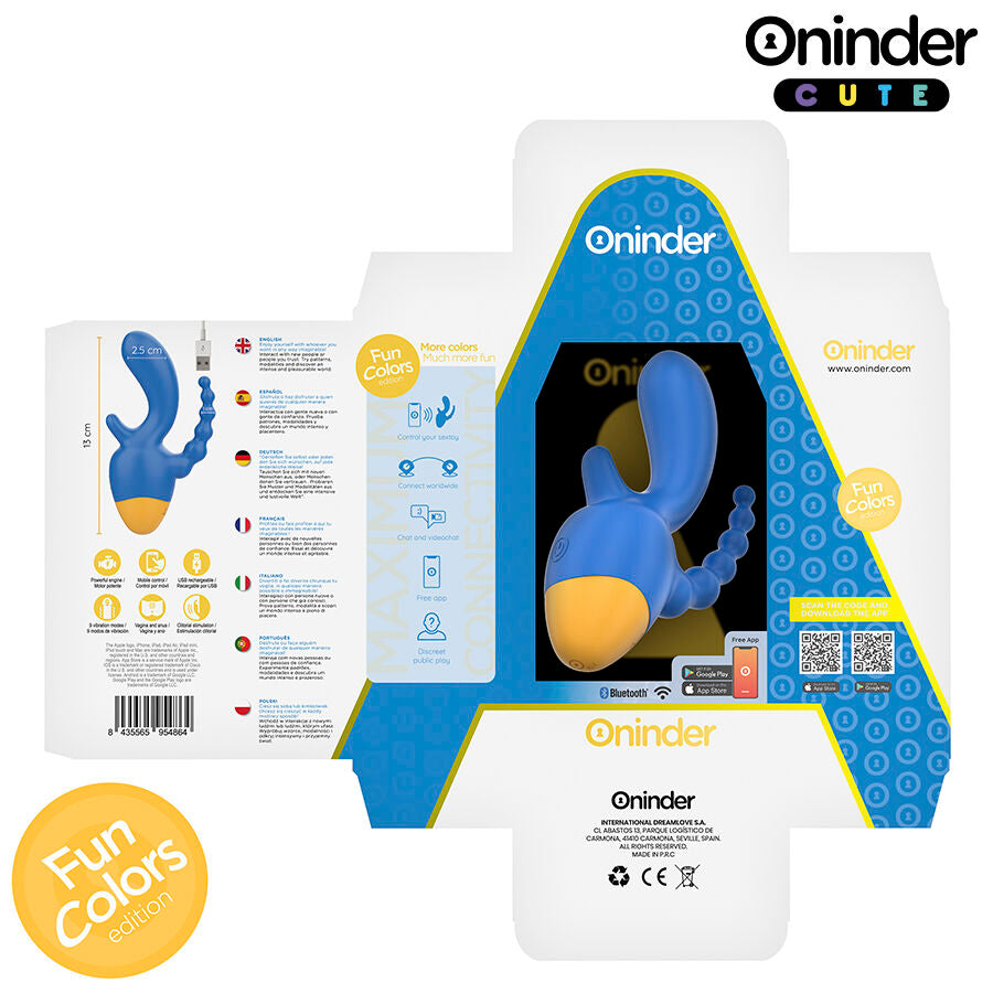 ONINDER CUTE - LOVE 3 SOME DREIFACHVIBRATOR - KOSTENLOSE WELTWEITE APP