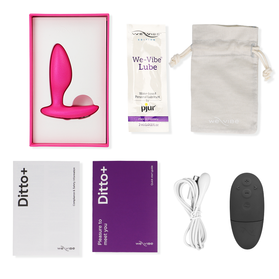 WE-VIBE - DITTO+ ANAL PLUG VIBRATOR ROSA