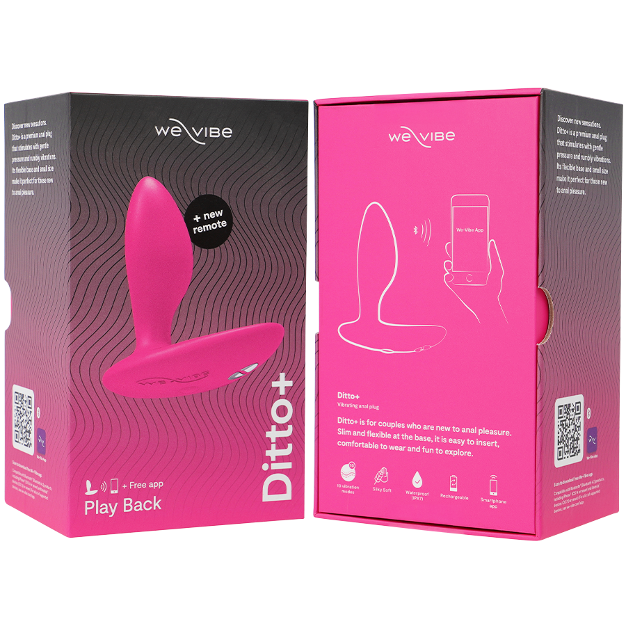WE-VIBE - DITTO+ ANAL PLUG VIBRATOR ROSA