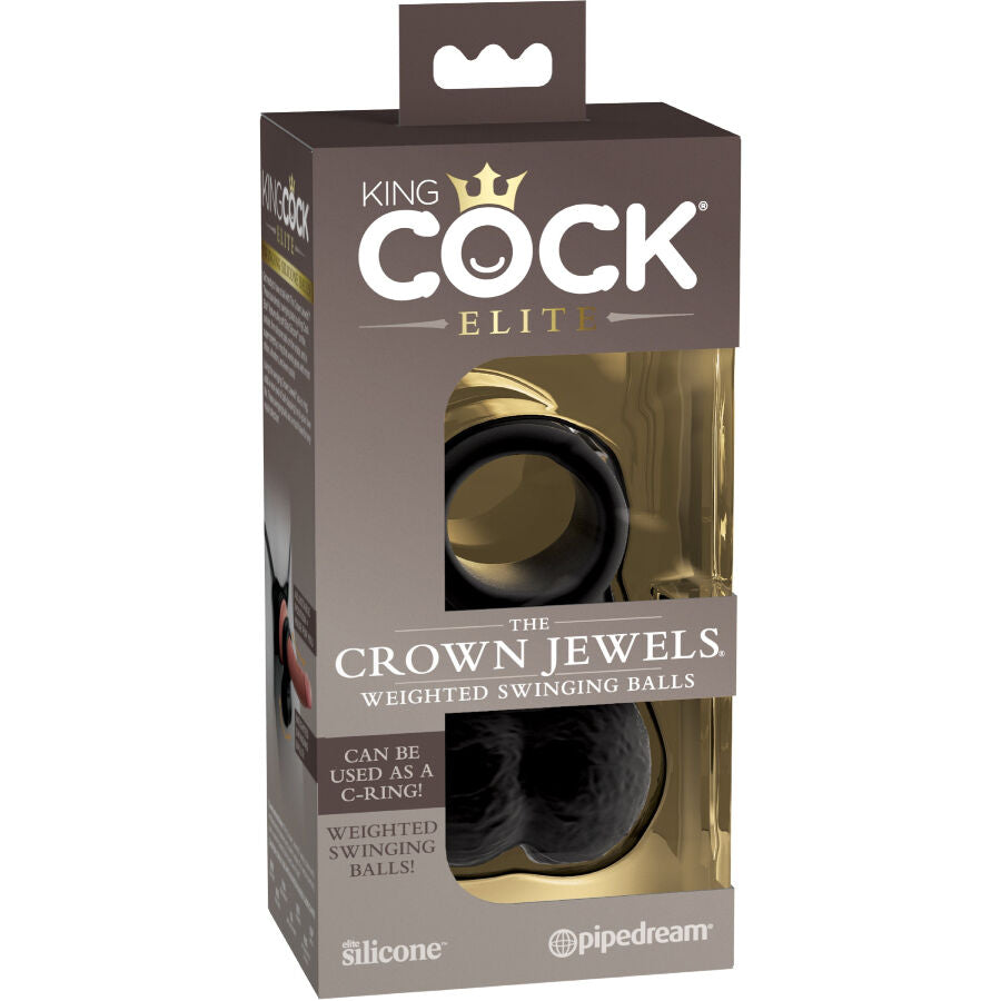 KING COCK - DIE KRONJUWELEN GEWICHTETE SCHWINGENDE KUGELN AUS SILIKON