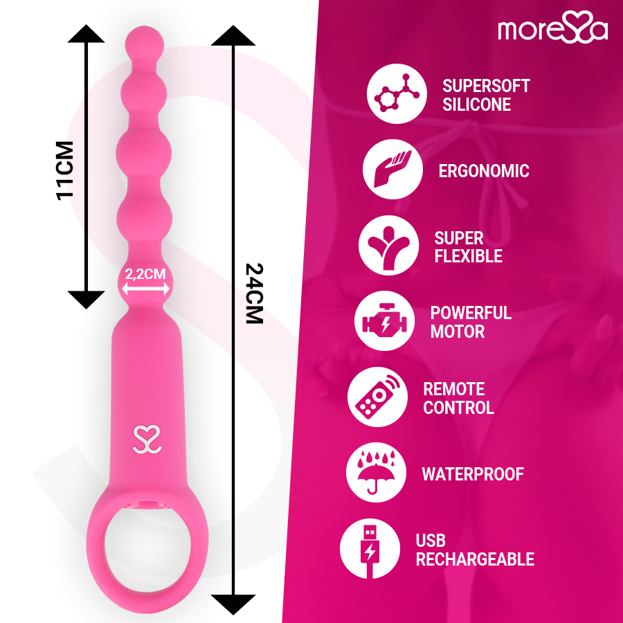MORESSA - RONIE FERNBEDIENUNG ANALVERGNÜGEN ROSA