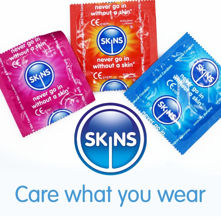 SKINS - SORTIERTE PREMIUM-KONDOME, 4ER-PACK