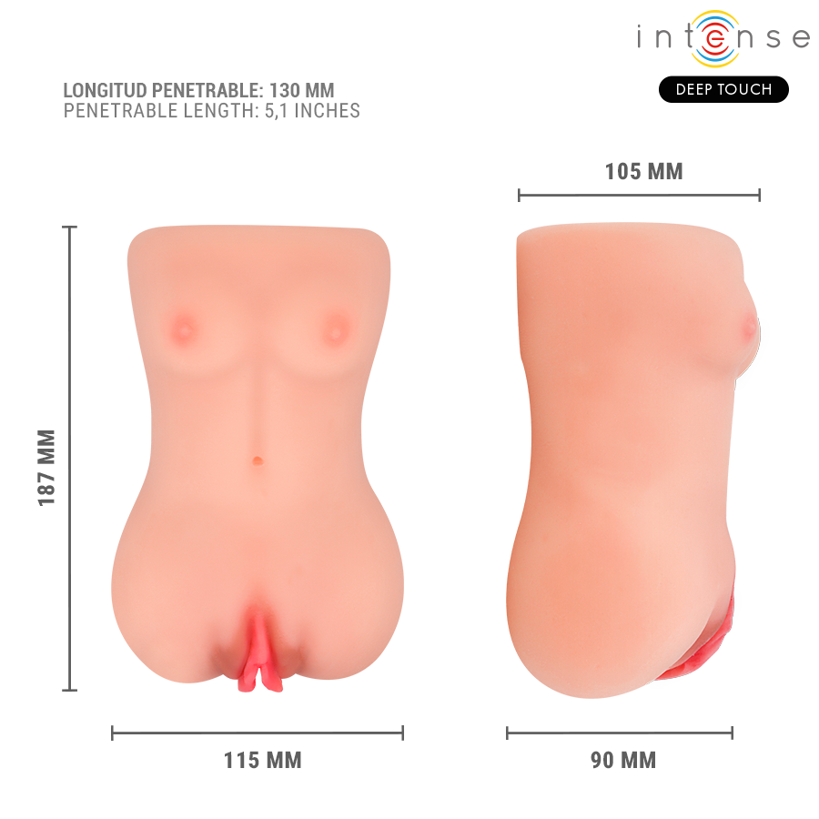 INTENSE DEEP TOUCH - CATHERINE VIBRATOR & SAUGMASTURBATOR MIT STIMME