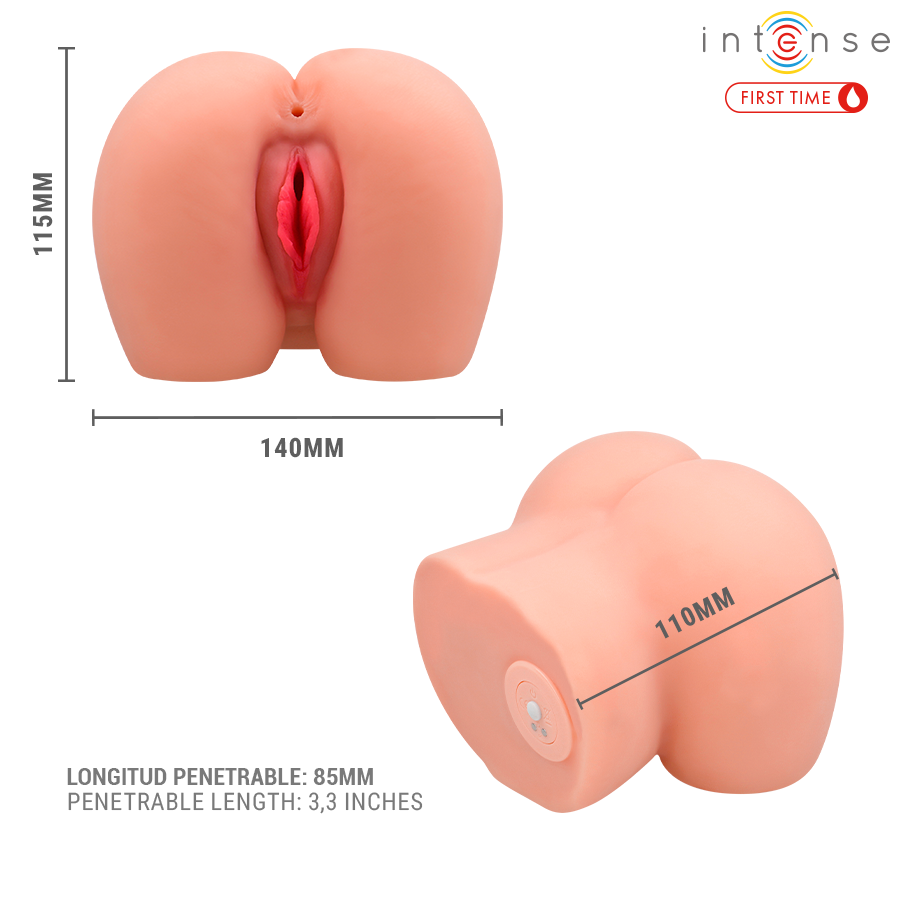 INTENSE FIRST TIME - ARIANA VIRGIN VIBRATOR-MASTURBATOR MIT BLUTUNG