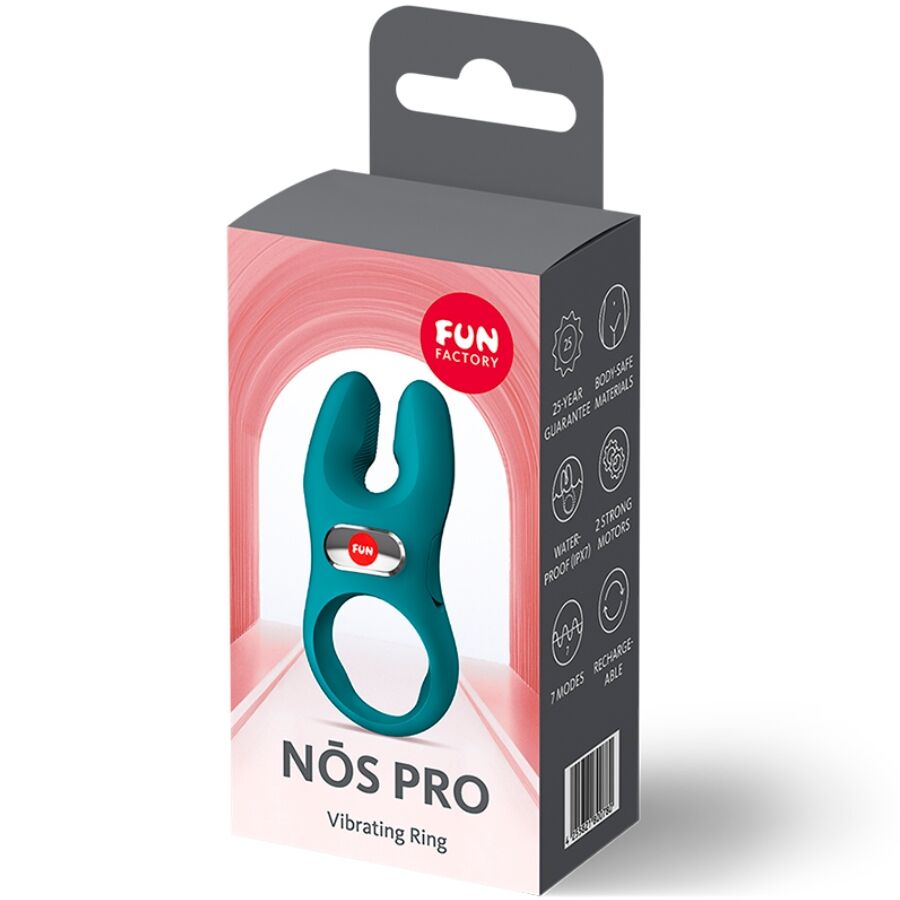 FUN FACTORY - NOS PRO VIBRIERENDER COCKRING, FLASCHE, GRÜN