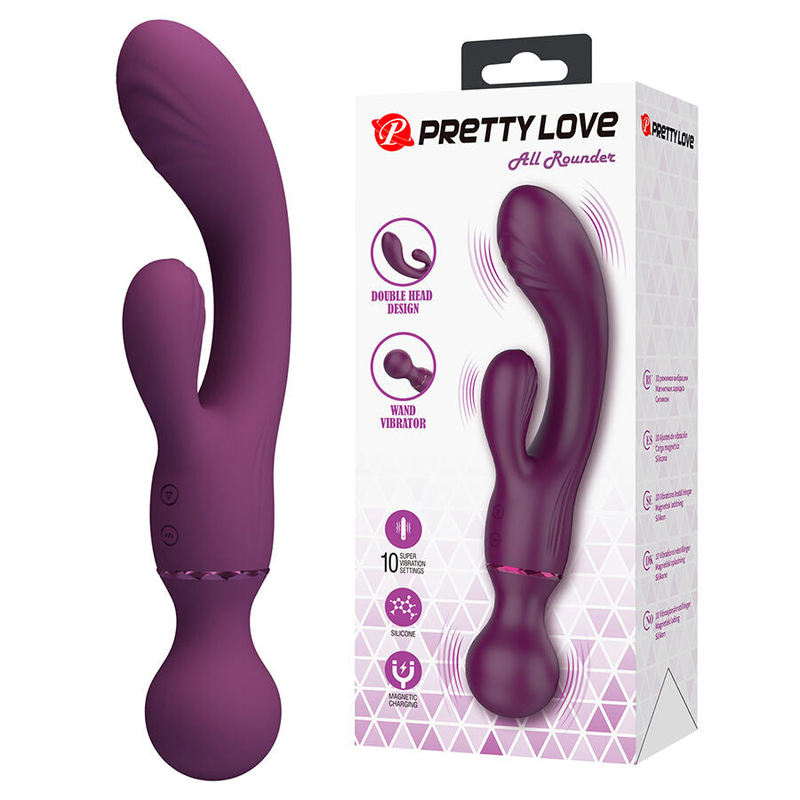 PRETTY LOVE - ALLROUNDER LILA G-PUNKT-VIBRATOR