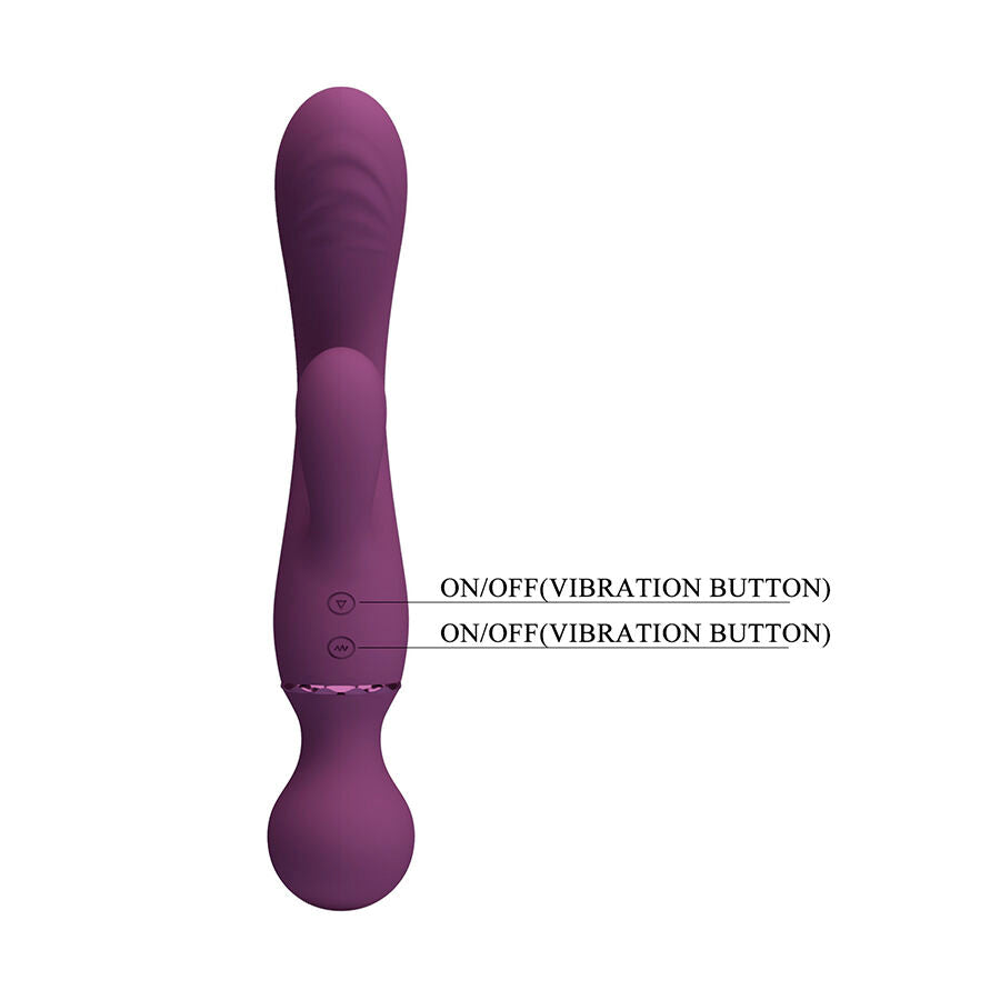 PRETTY LOVE - ALLROUNDER LILA G-PUNKT-VIBRATOR
