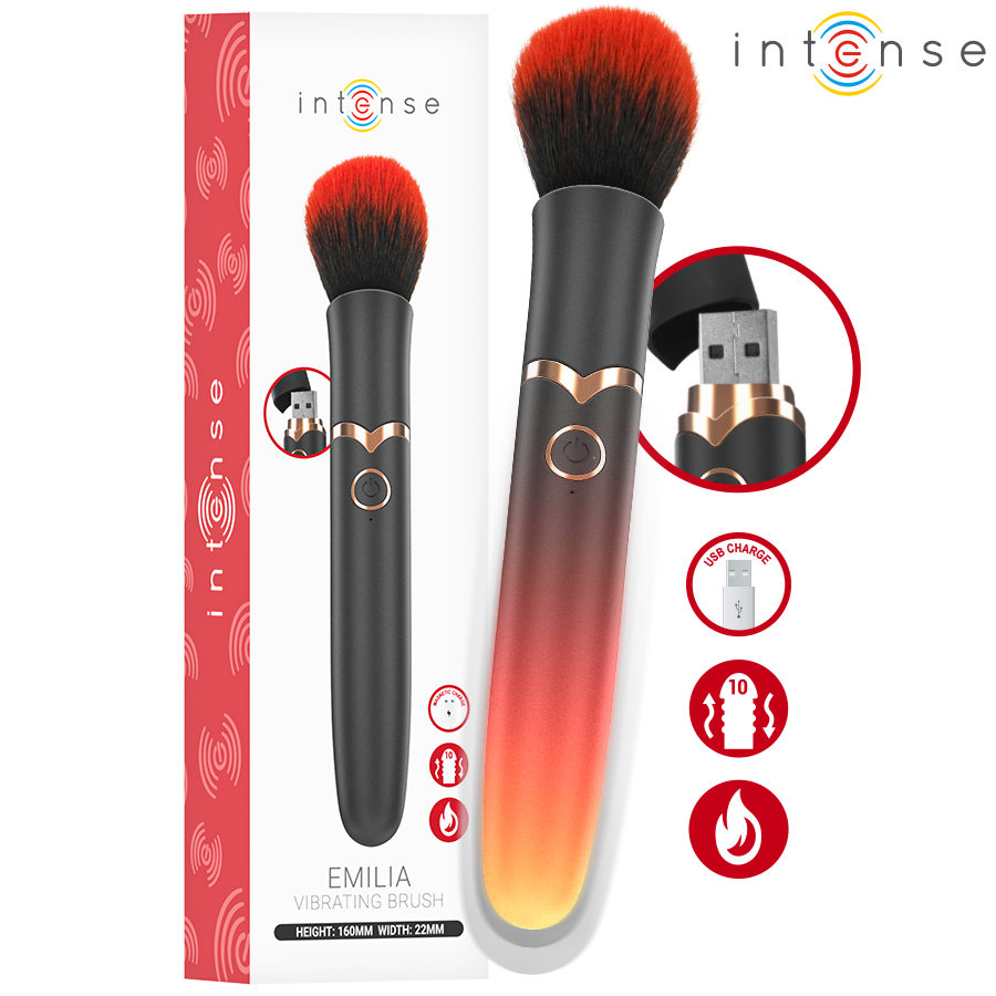 INTENSE - EMILIA VIBRATIONSBÜRSTE 10 VIBRATIONEN 16 CM