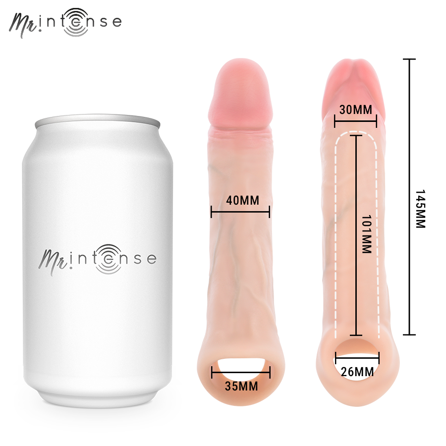 MR INTENSE - ARNOLD M ULTRA-REALISTISCHER VIBRIERENDER PENISSÄULE 14,5 CM – Ø – 4 CM